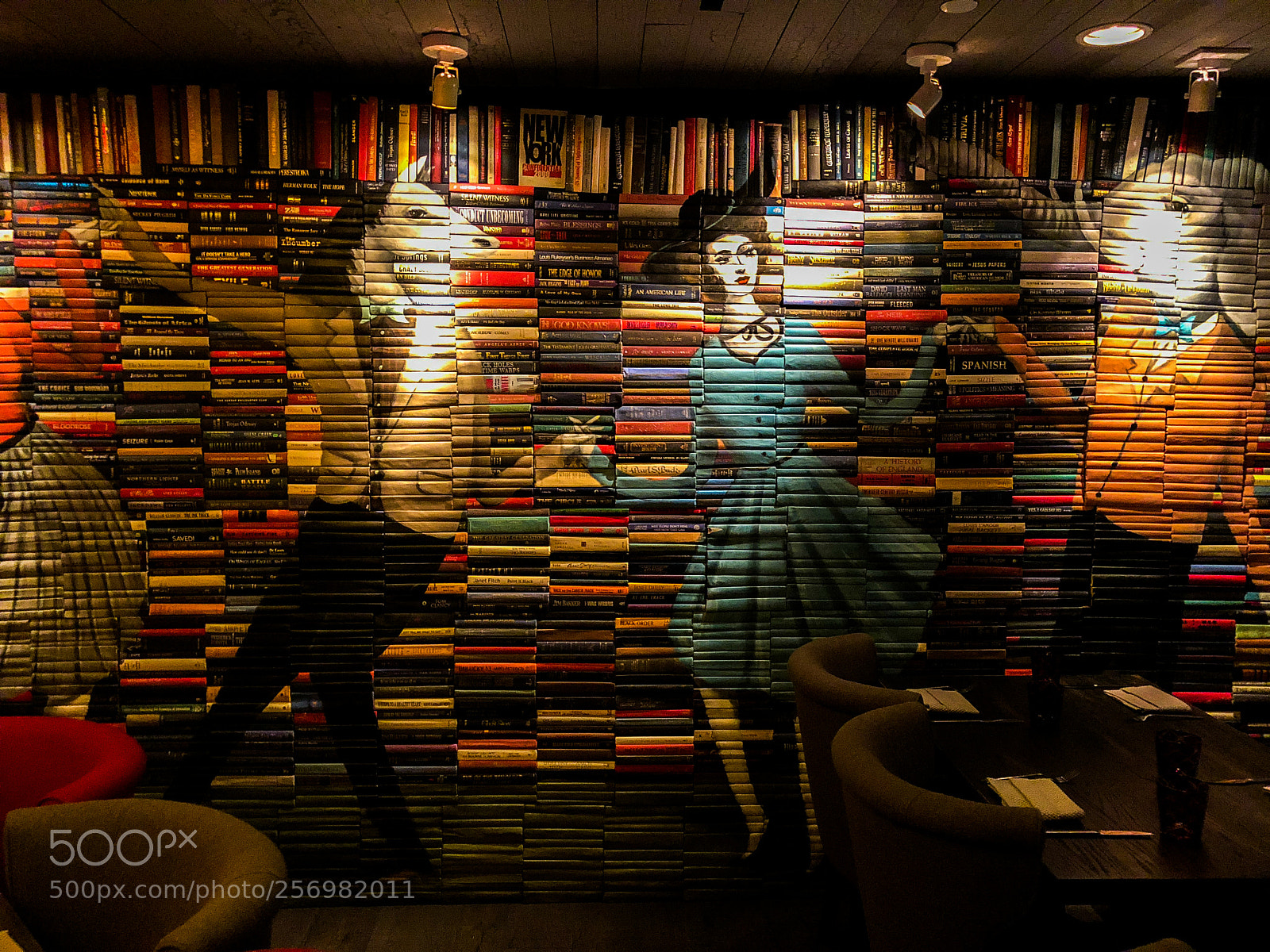 Apple iPhone X sample photo. Wall of books 2 photography