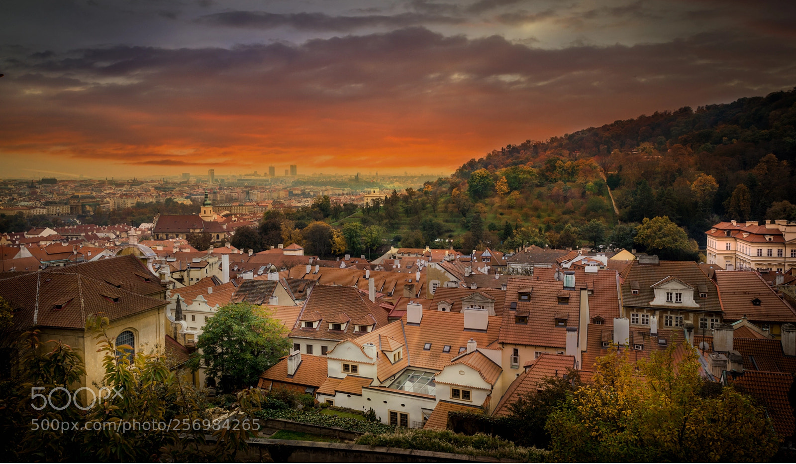 Nikon D5200 sample photo. Sunset over the rooftops photography