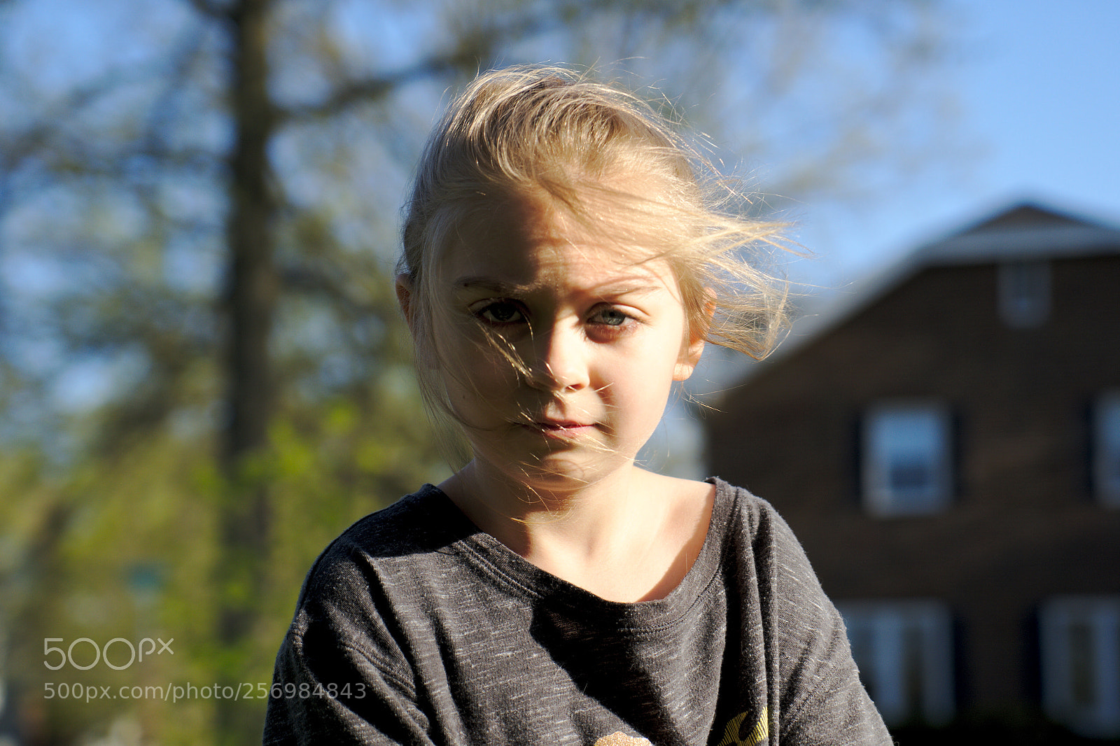 Sony a7 III sample photo. Girl in the wind photography