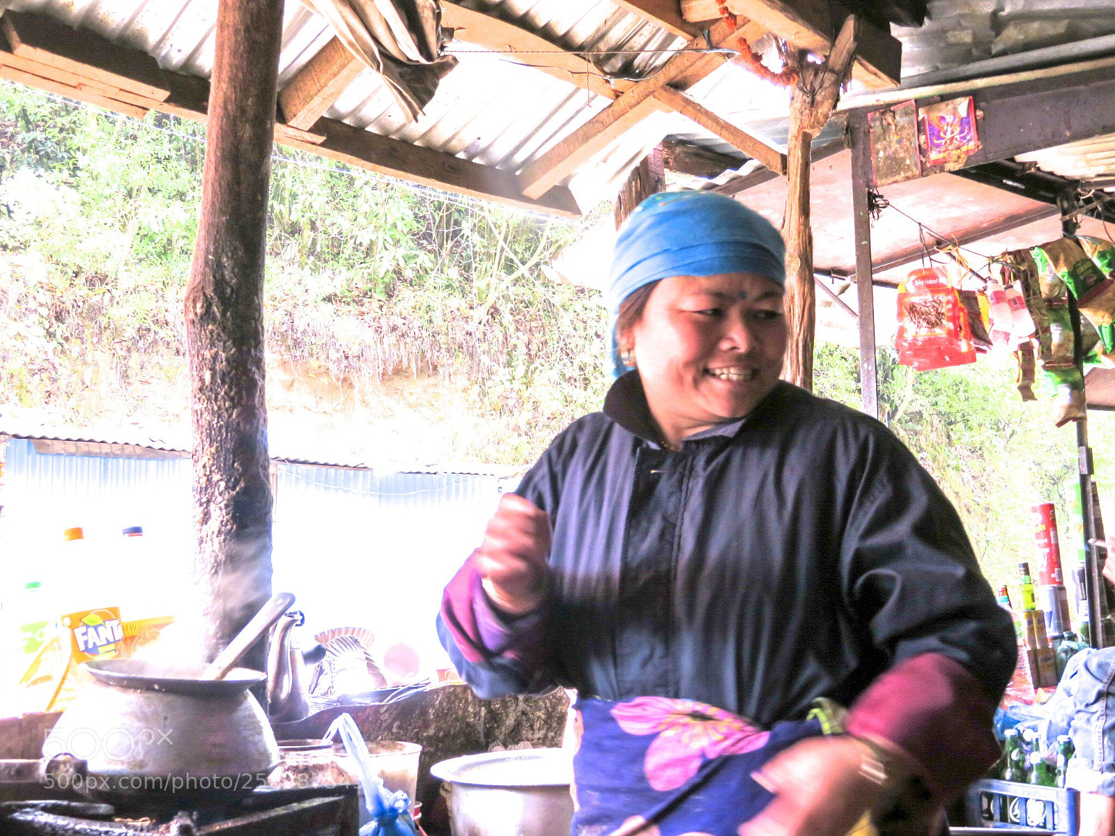 Canon PowerShot SX720 HS sample photo. Nepal store photography