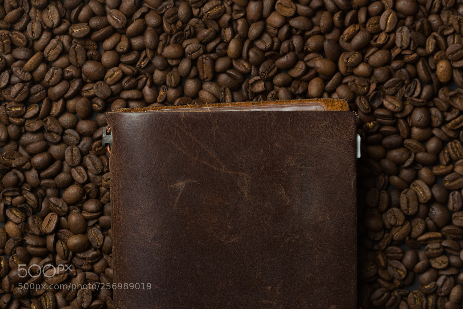 Sony a7R sample photo. Notebook on coffee bean photography
