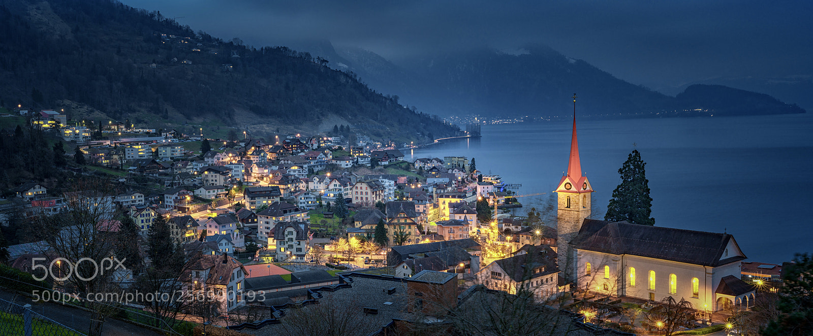 Sony a7R III sample photo. The town of weggis  photography