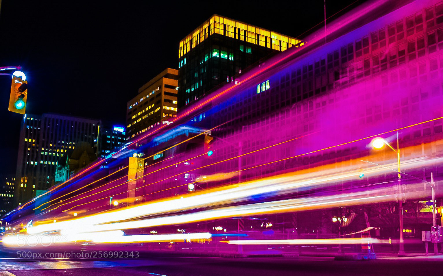 Nikon D3400 sample photo. Light trail photography