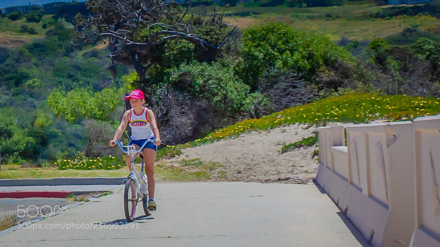 Nikon D7000 sample photo. Girl on a bike photography