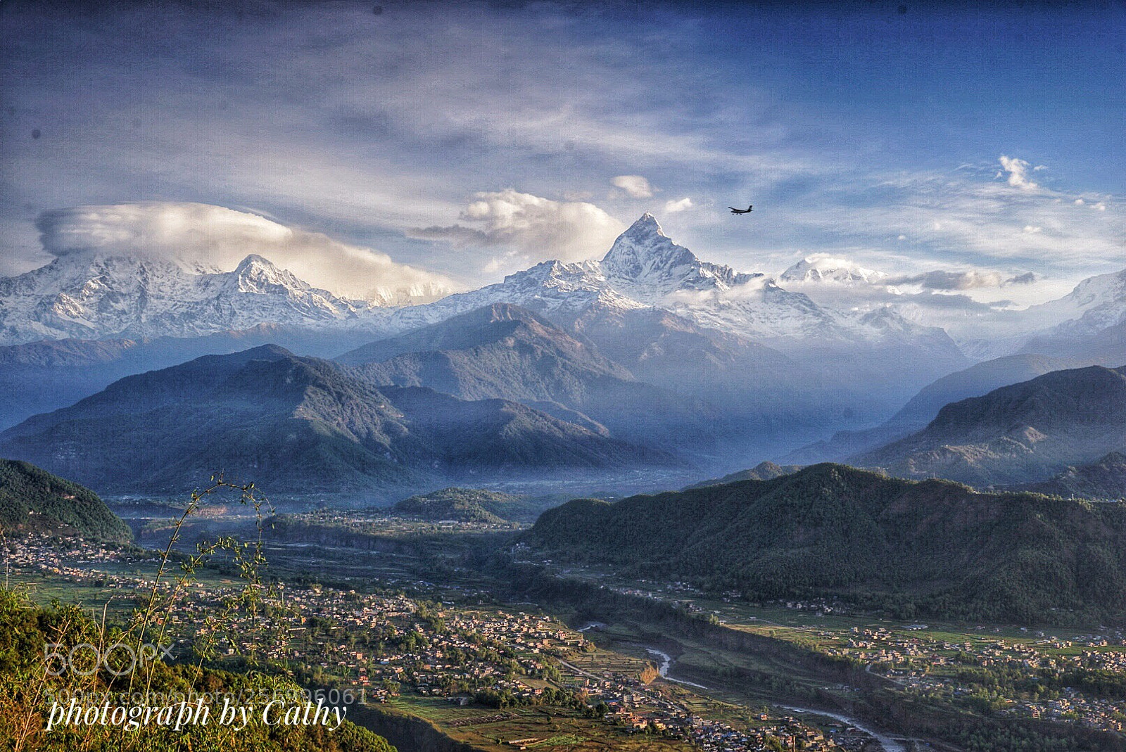 Sony a7 II sample photo. Fishtail mountains in pokhara,nepal photography