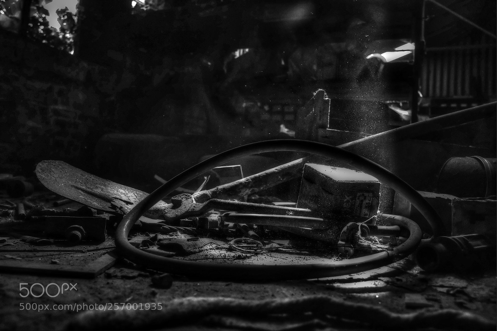 Nikon D7200 sample photo. Urbex b&w photography