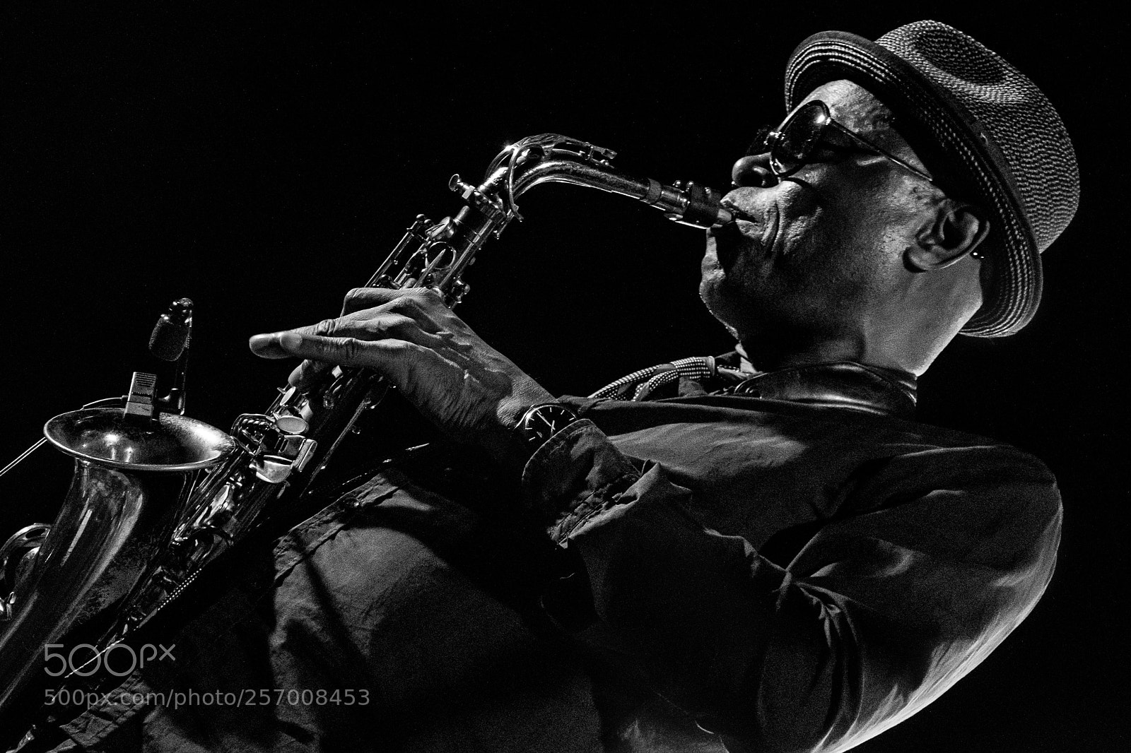 Nikon D3300 sample photo. Sax player photography