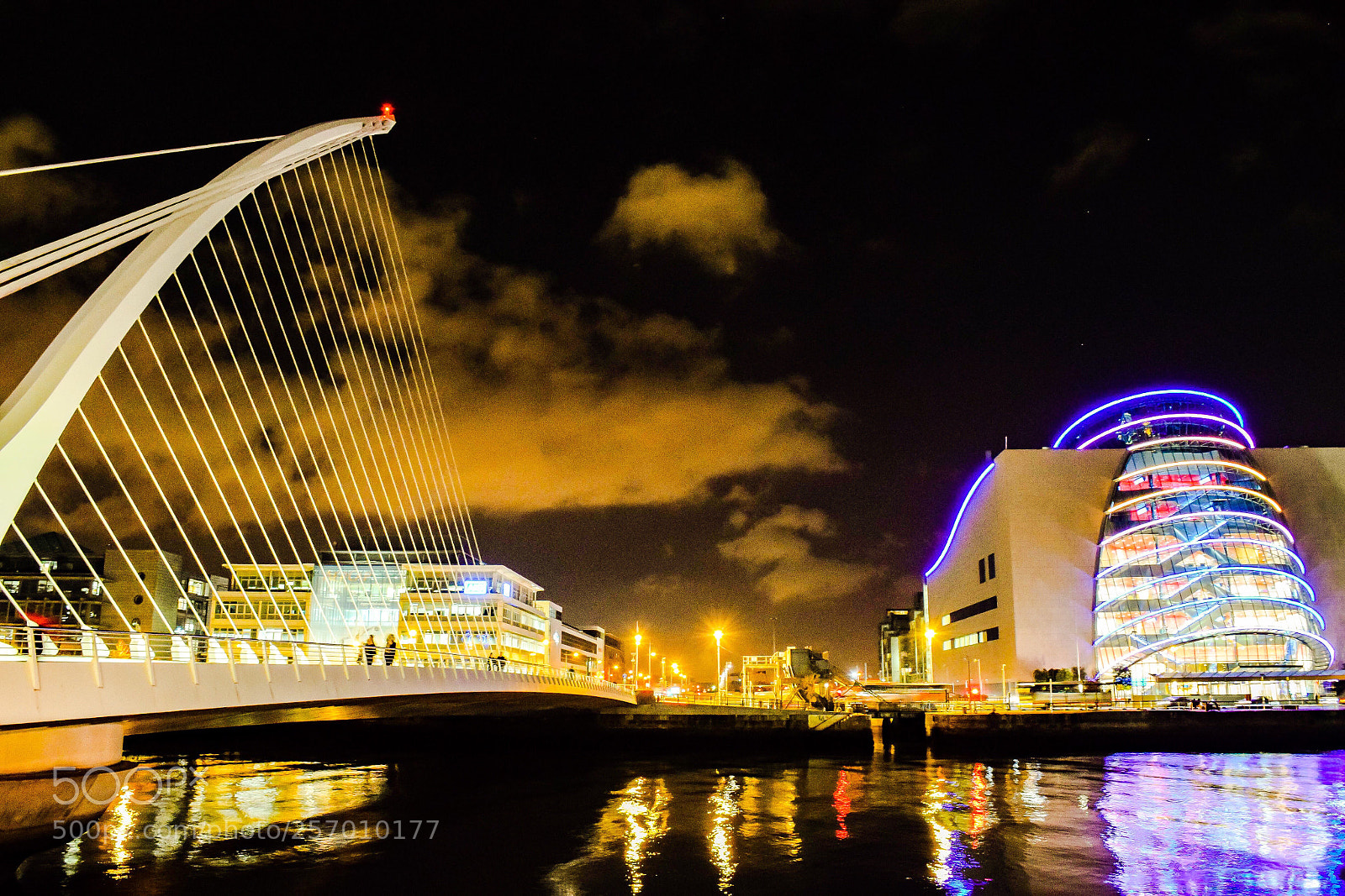 Nikon D3300 sample photo. Samuel beckett bridge photography