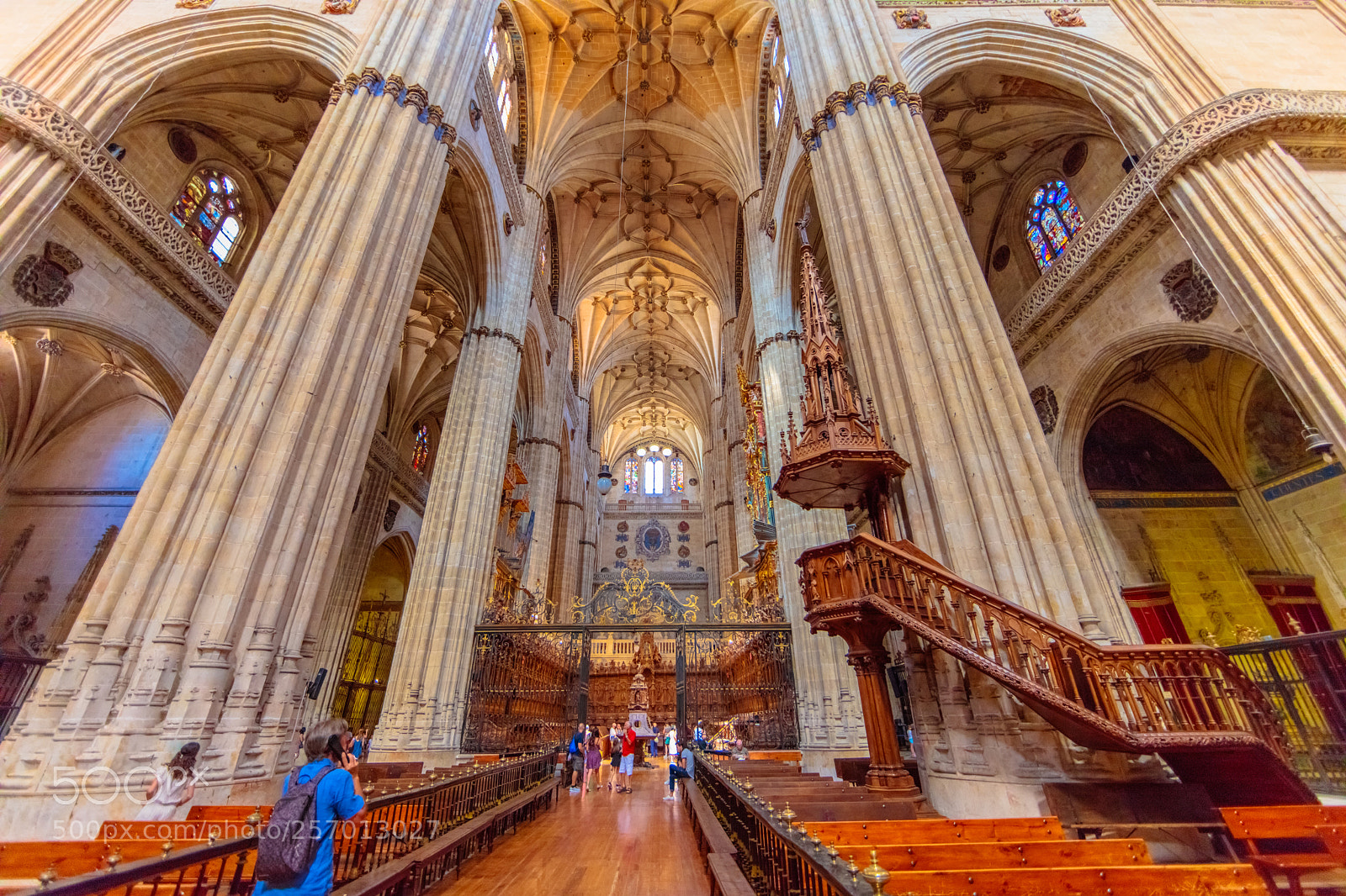 Canon EOS 5DS R sample photo. Interior catedral de salamanca photography