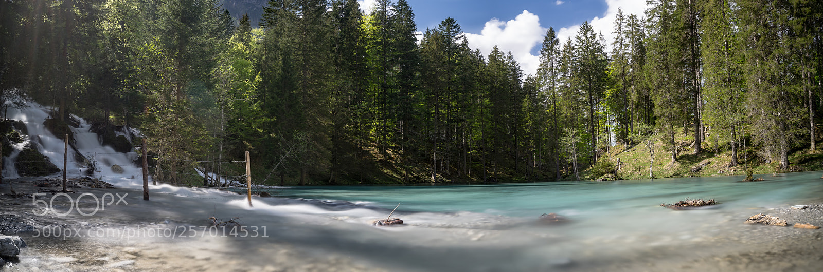 Sony a7 sample photo. Blaue lagune panorama photography