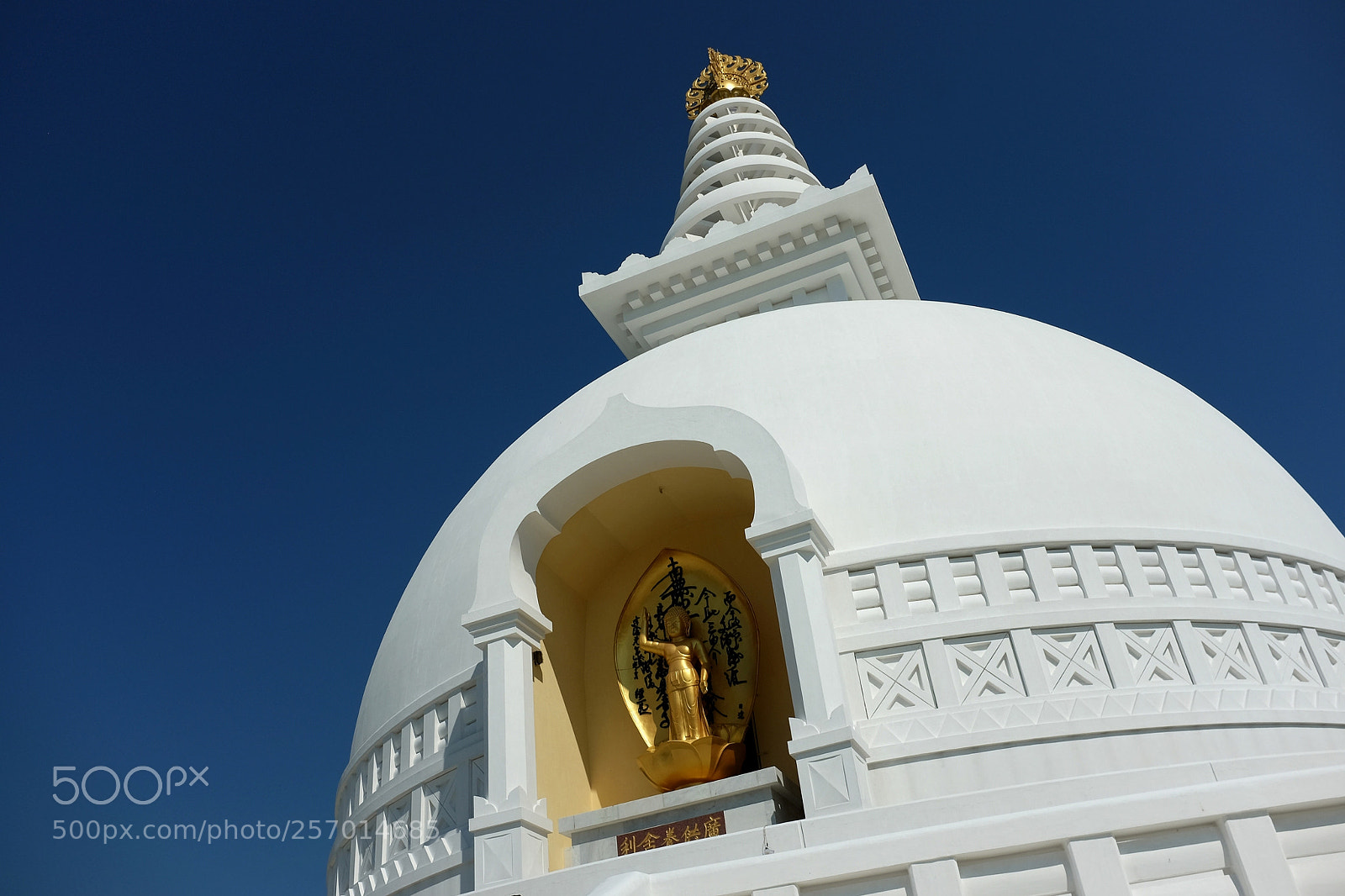 Fujifilm X100T sample photo. World peace stupa, lumbini photography