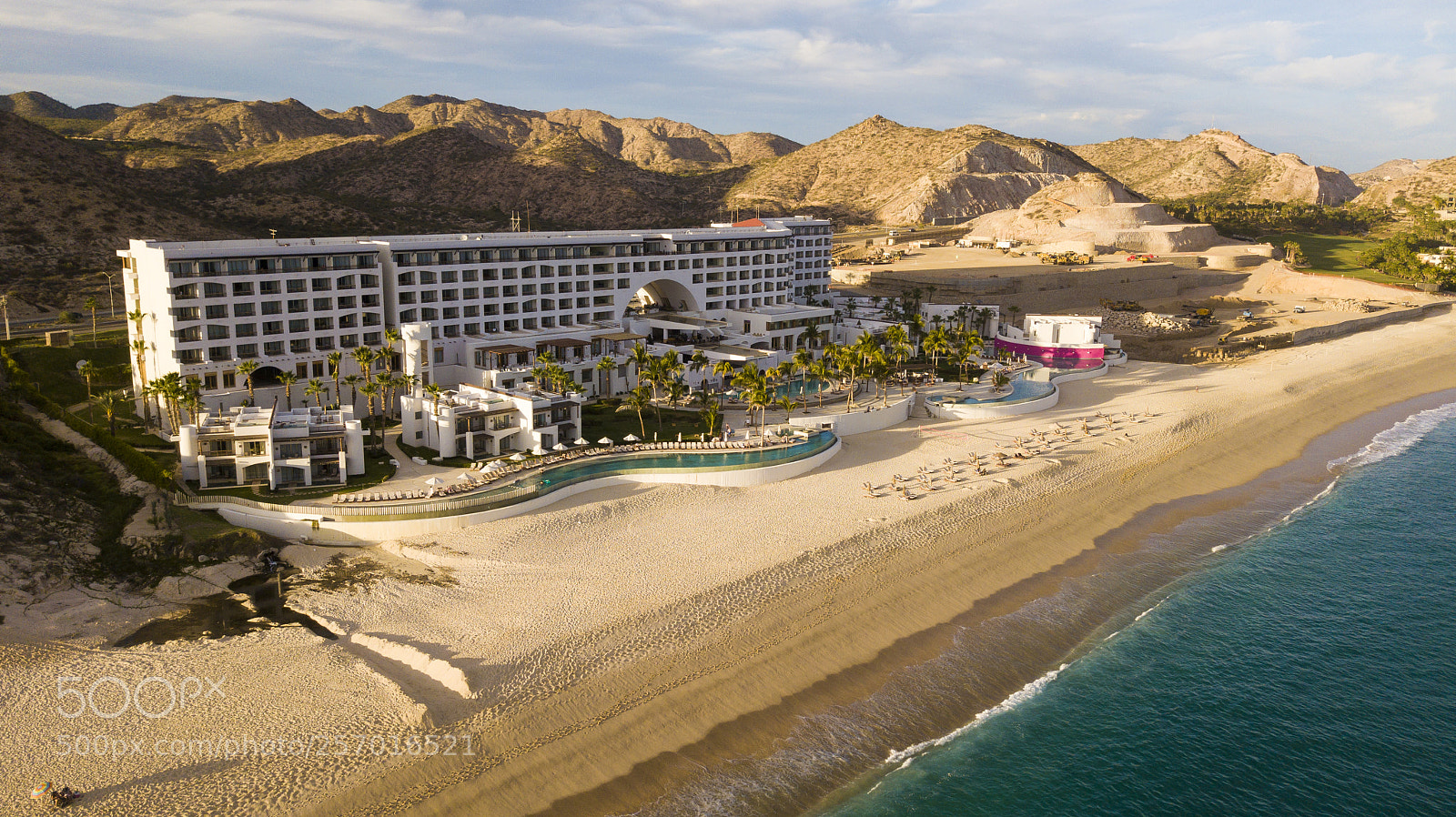 DJI FC220 sample photo. Beach in mexico photography
