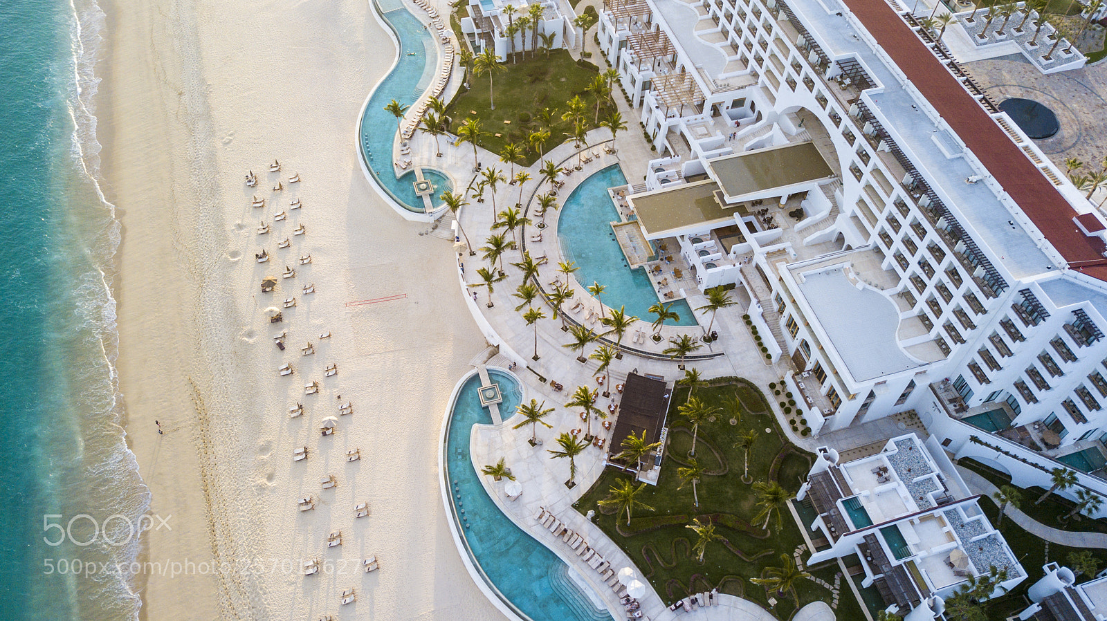 DJI FC220 sample photo. Beach in mexico photography