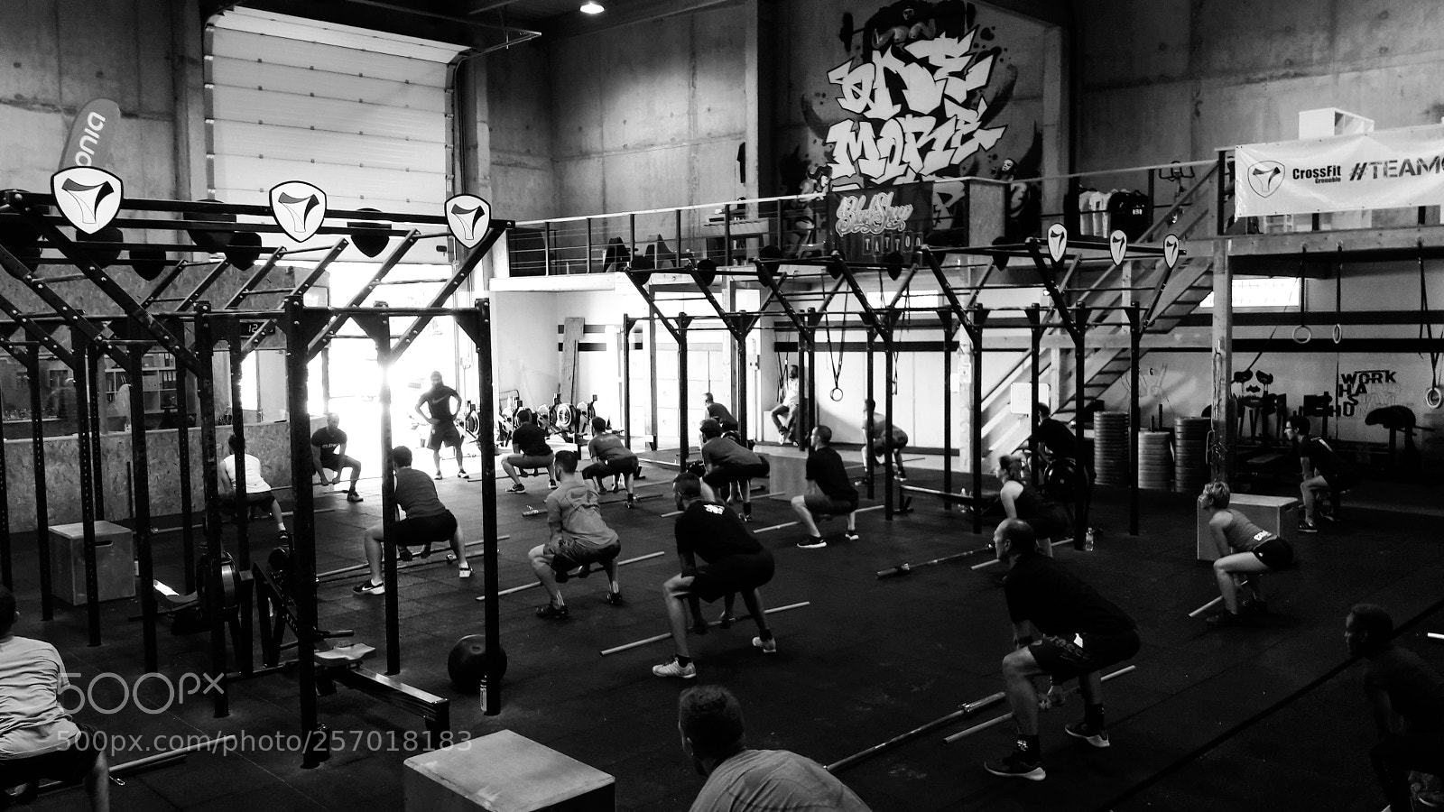 Samsung Galaxy A5(2016) sample photo. Crossfit grenoble entree entrainement photography
