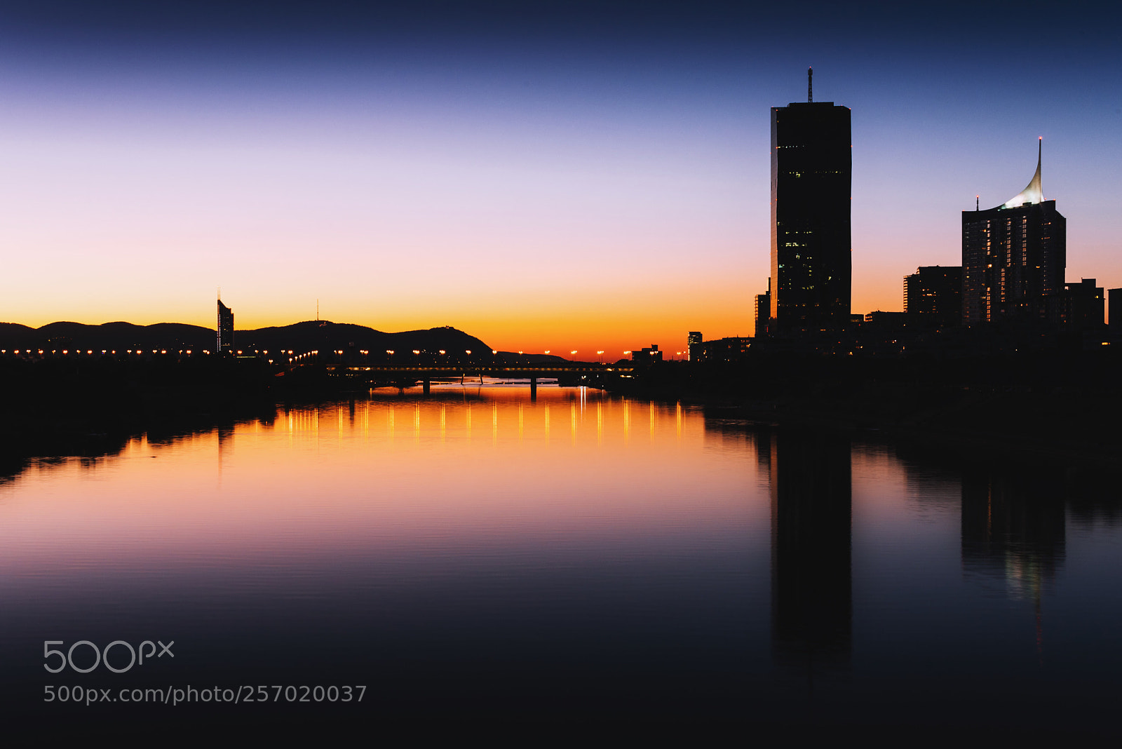 Nikon D750 sample photo. Viennese dusk photography