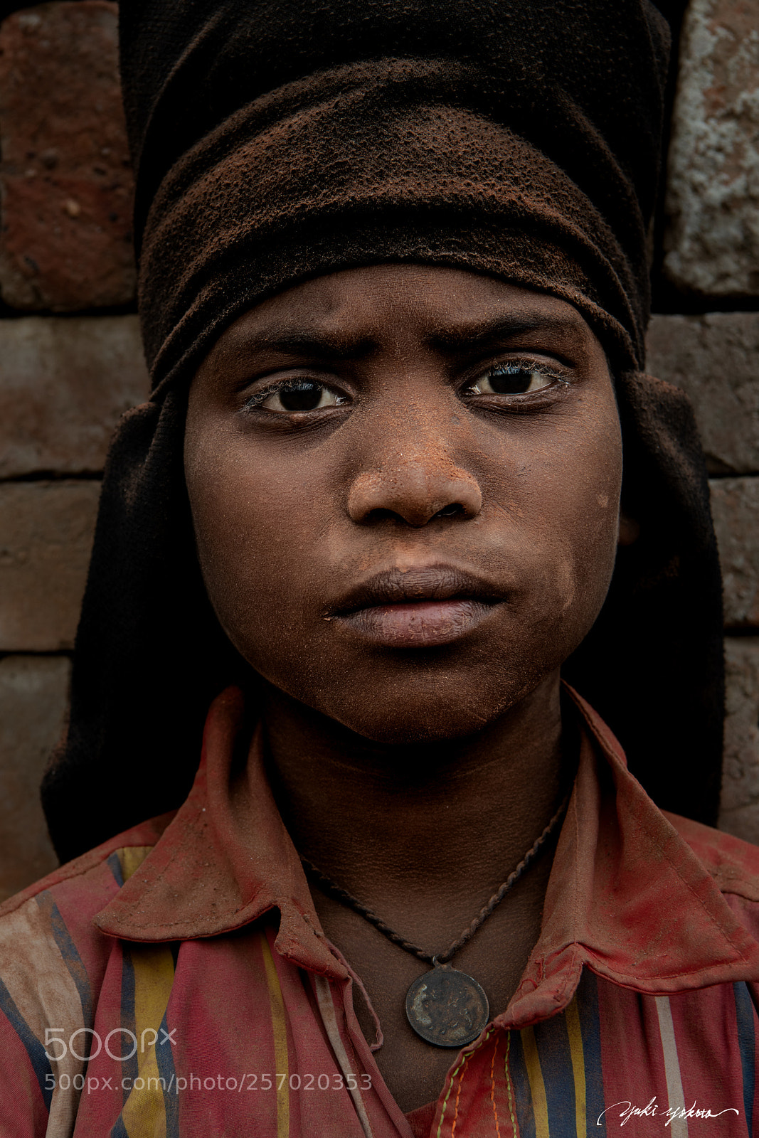 Nikon D850 sample photo. Boy of the brick photography