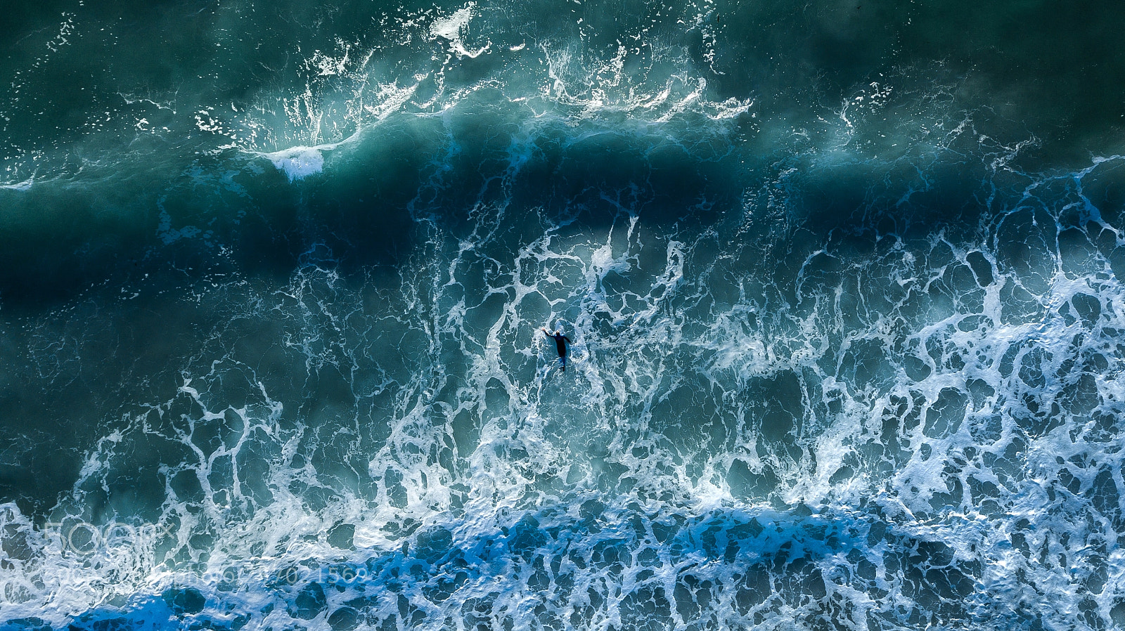 DJI FC220 sample photo. Man vs storm photography