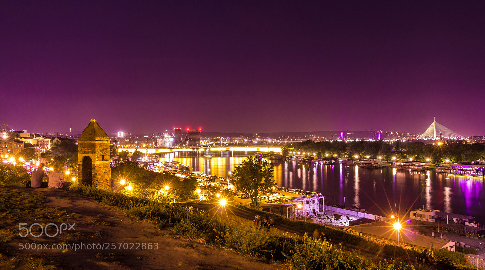 Canon EOS 700D (EOS Rebel T5i / EOS Kiss X7i) sample photo. Night shot from kalemegdan photography