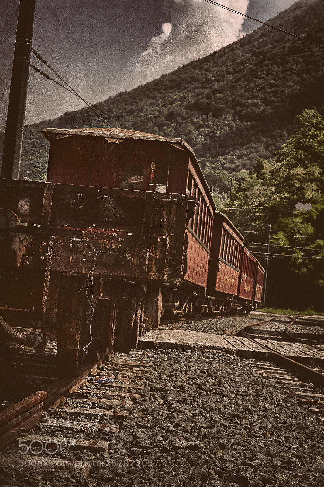Canon EOS 7D sample photo. Train from nowhere photography