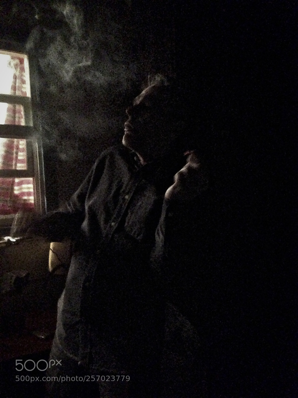 Apple iPhone 5 sample photo. The smoker photography