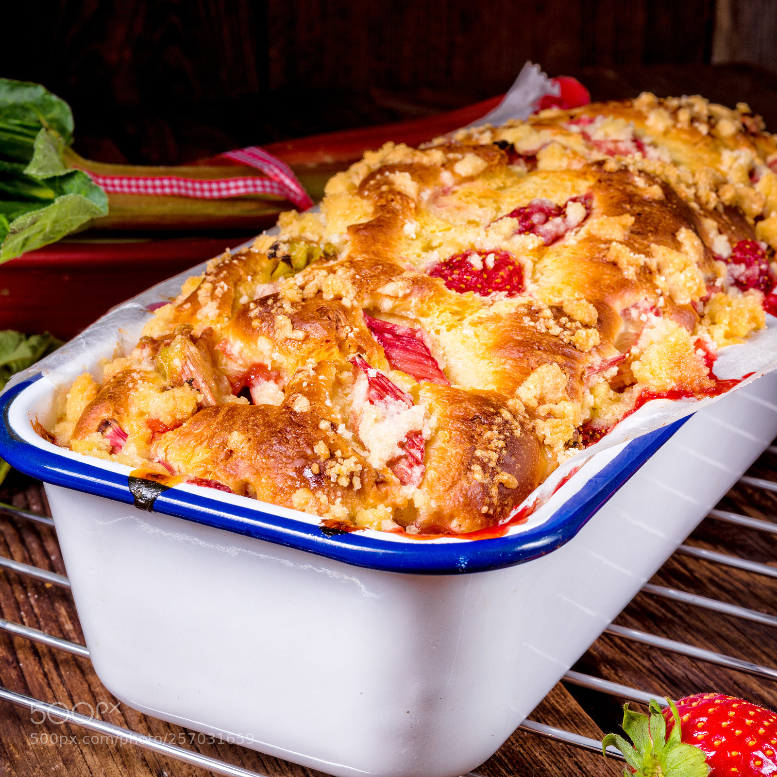 Nikon D810 sample photo. A tasty strawberry rhubarb photography