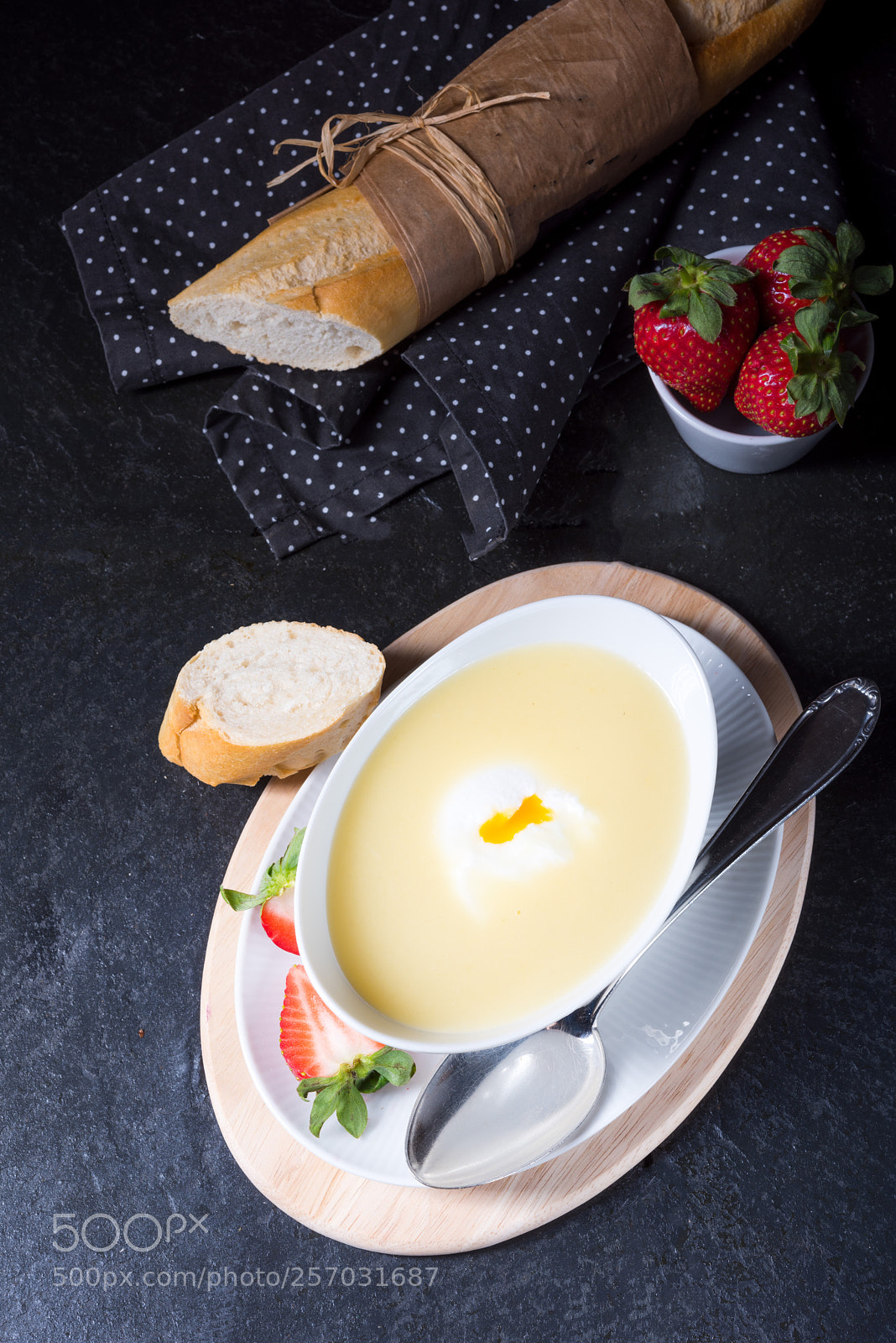 Nikon D810 sample photo. Asparagus soup with poached photography