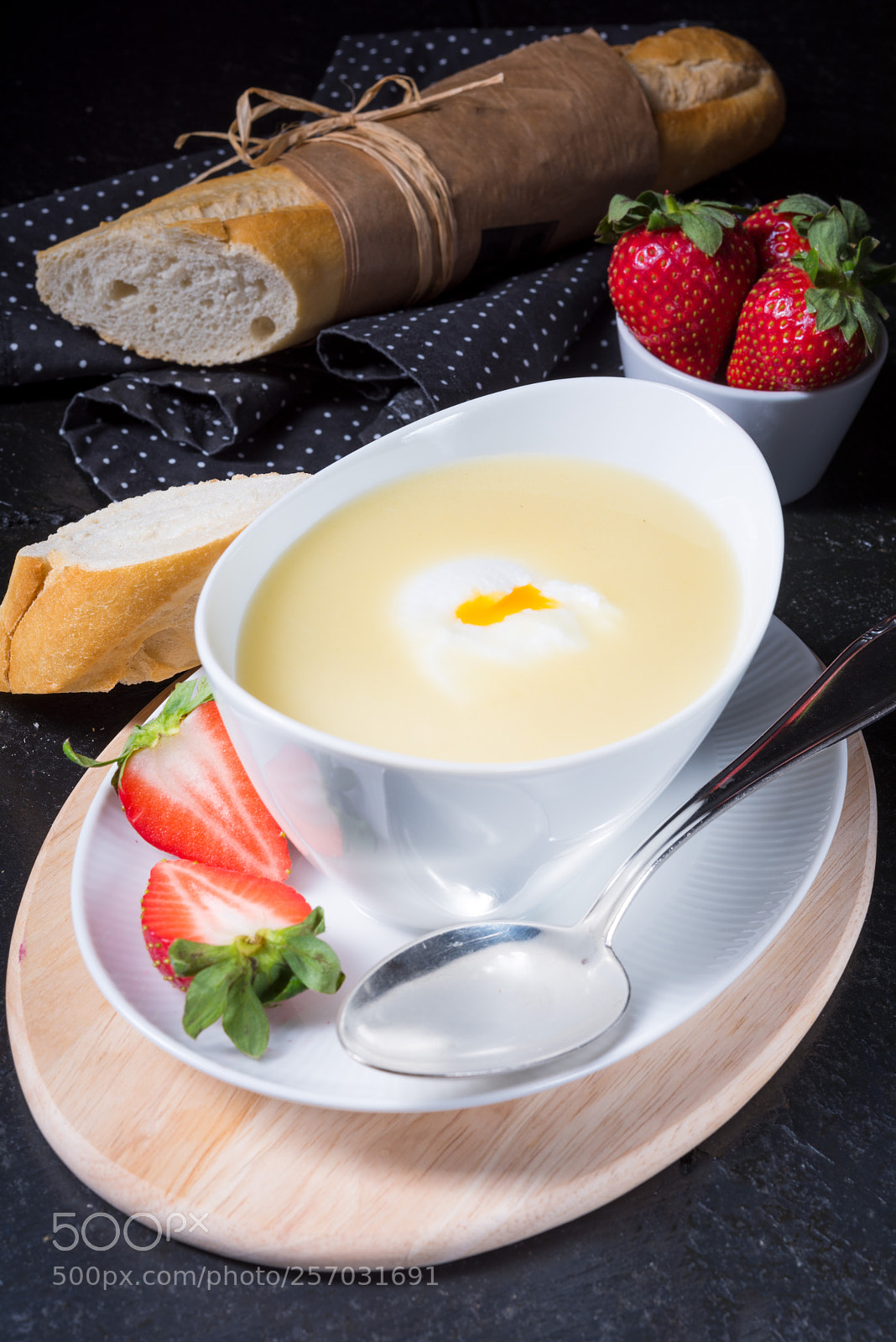 Nikon D810 sample photo. Asparagus soup with poached photography