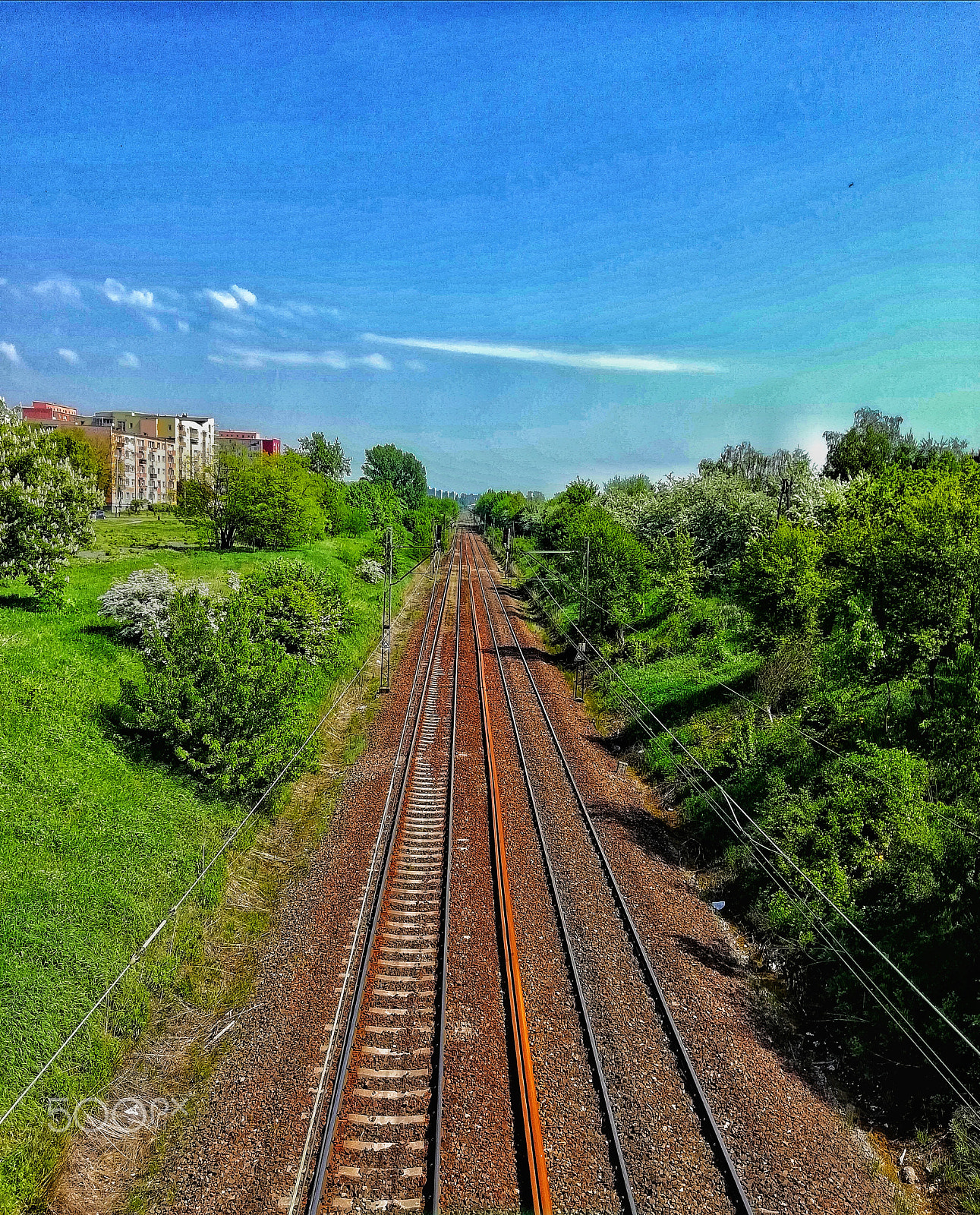 HUAWEI FIG-LX1 sample photo. Tracks in city photography