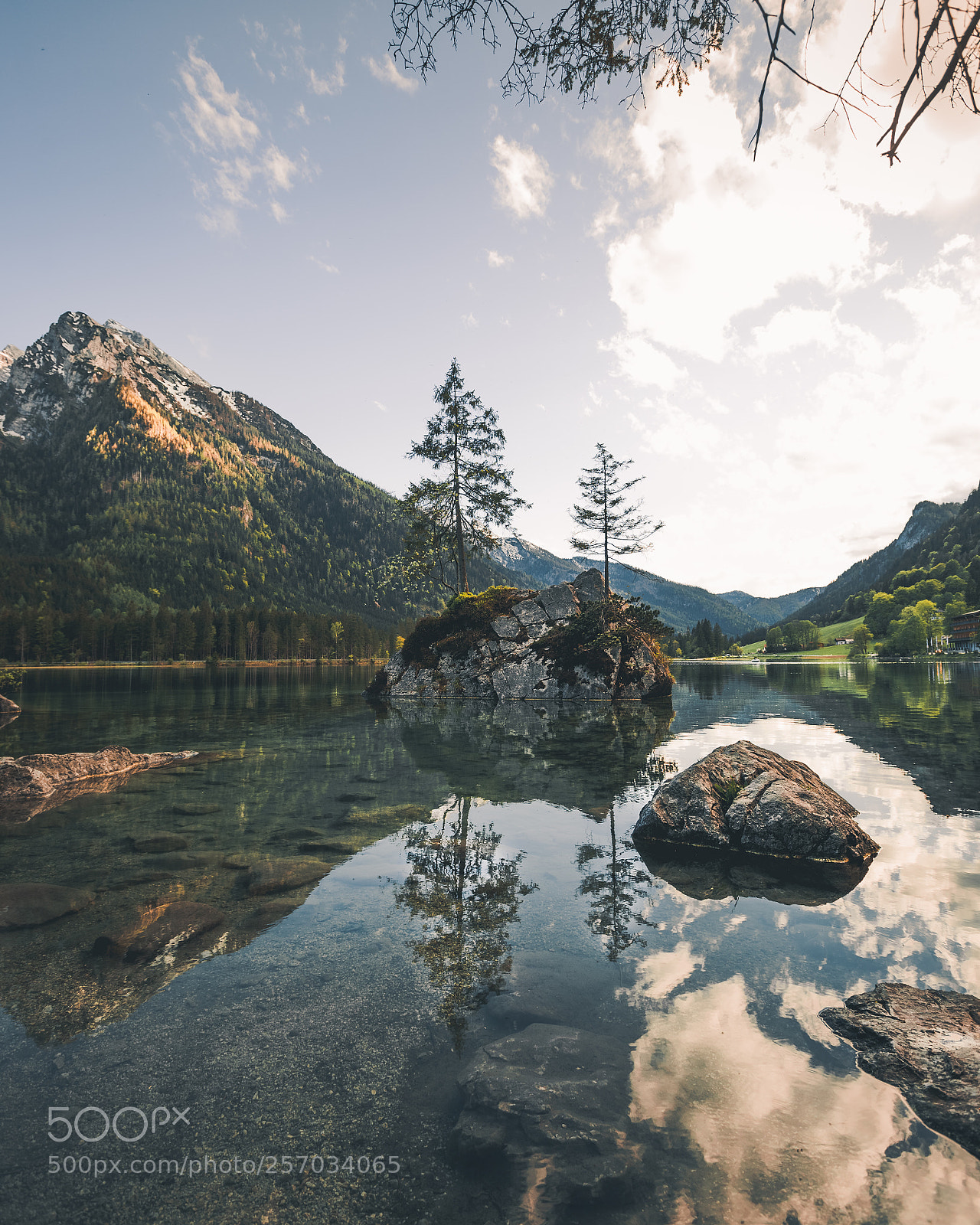 Canon EOS 5D Mark II sample photo. Hintersee lake photography