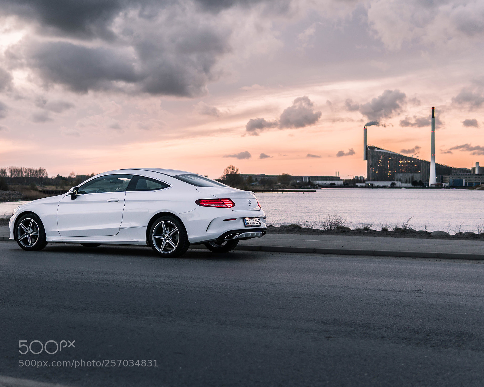 Sony a6300 sample photo. Mercedes-benz c200 coupe amg photography