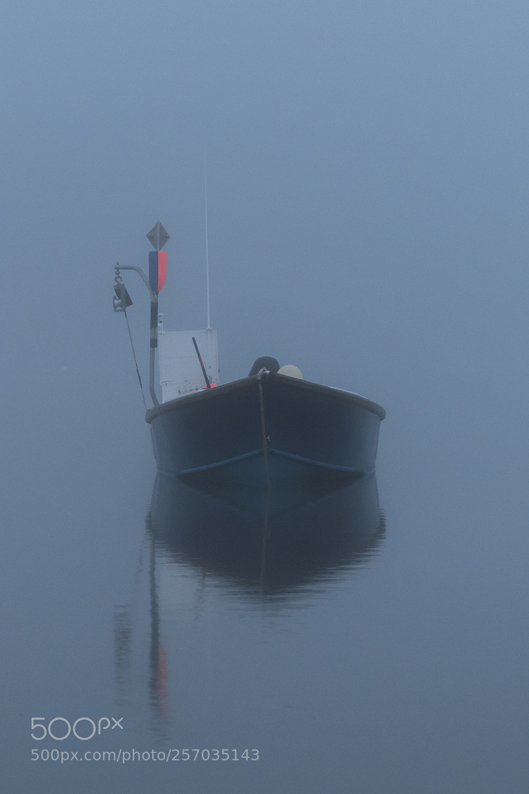 Nikon D850 sample photo. Boat in the fog photography