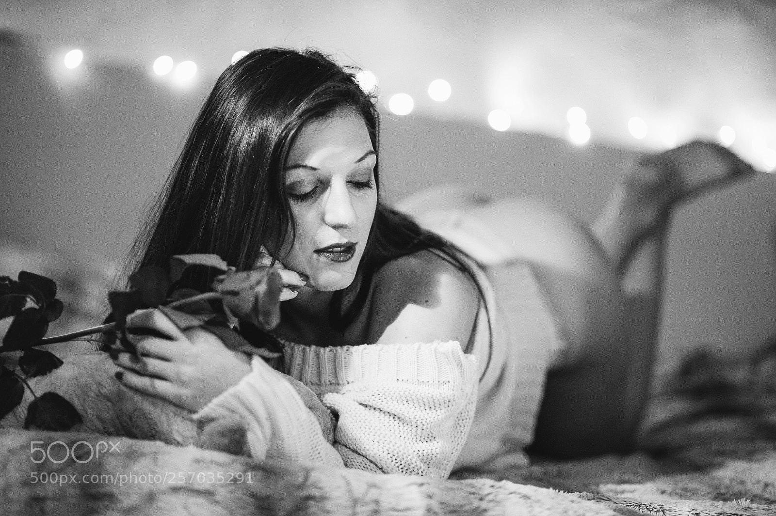 Nikon D700 sample photo. Elodie : portrait : lingerie : elegance photography