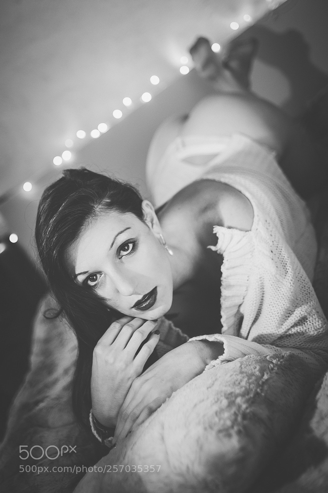 Nikon D700 sample photo. Elodie : portrait : lingerie : elegance photography