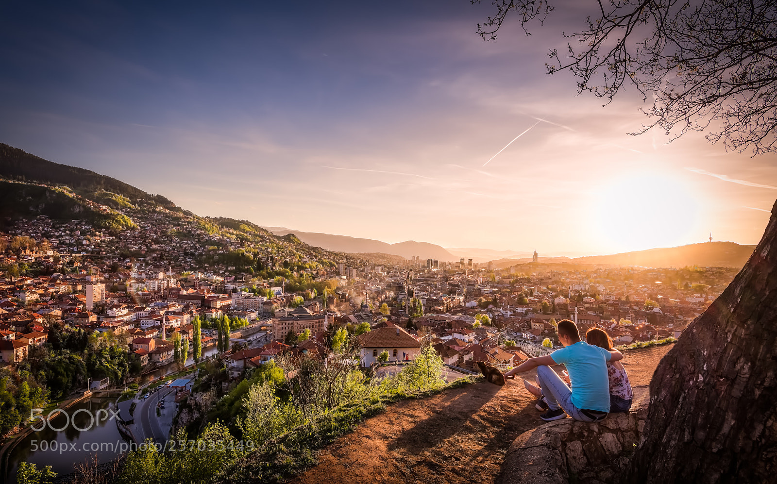 Nikon D850 sample photo. Sarajevo sunset photography