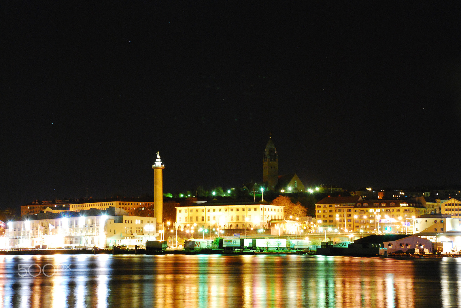 Nikon D80 sample photo. Goteborg by night photography