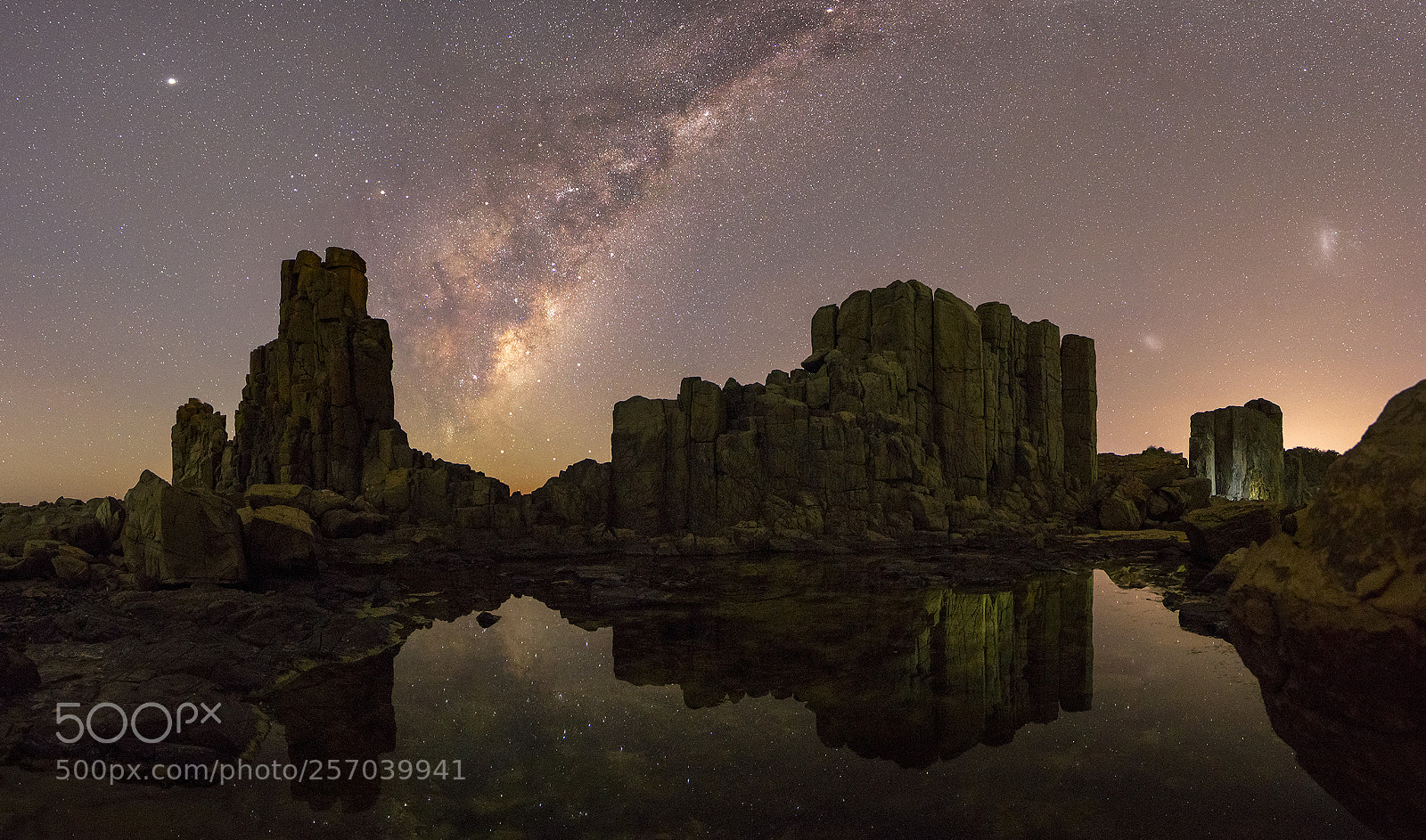 Canon EOS 6D sample photo. Milky way over cathedral photography