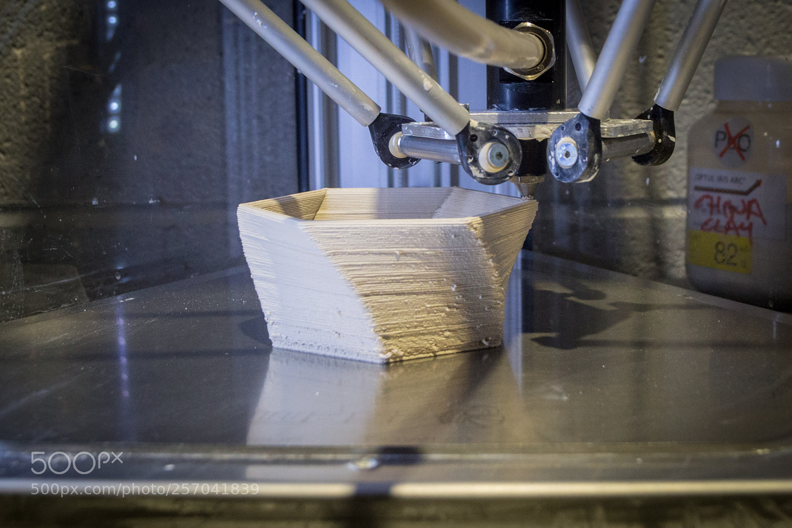 Canon EOS 6D sample photo. 3d ceramic printer photography