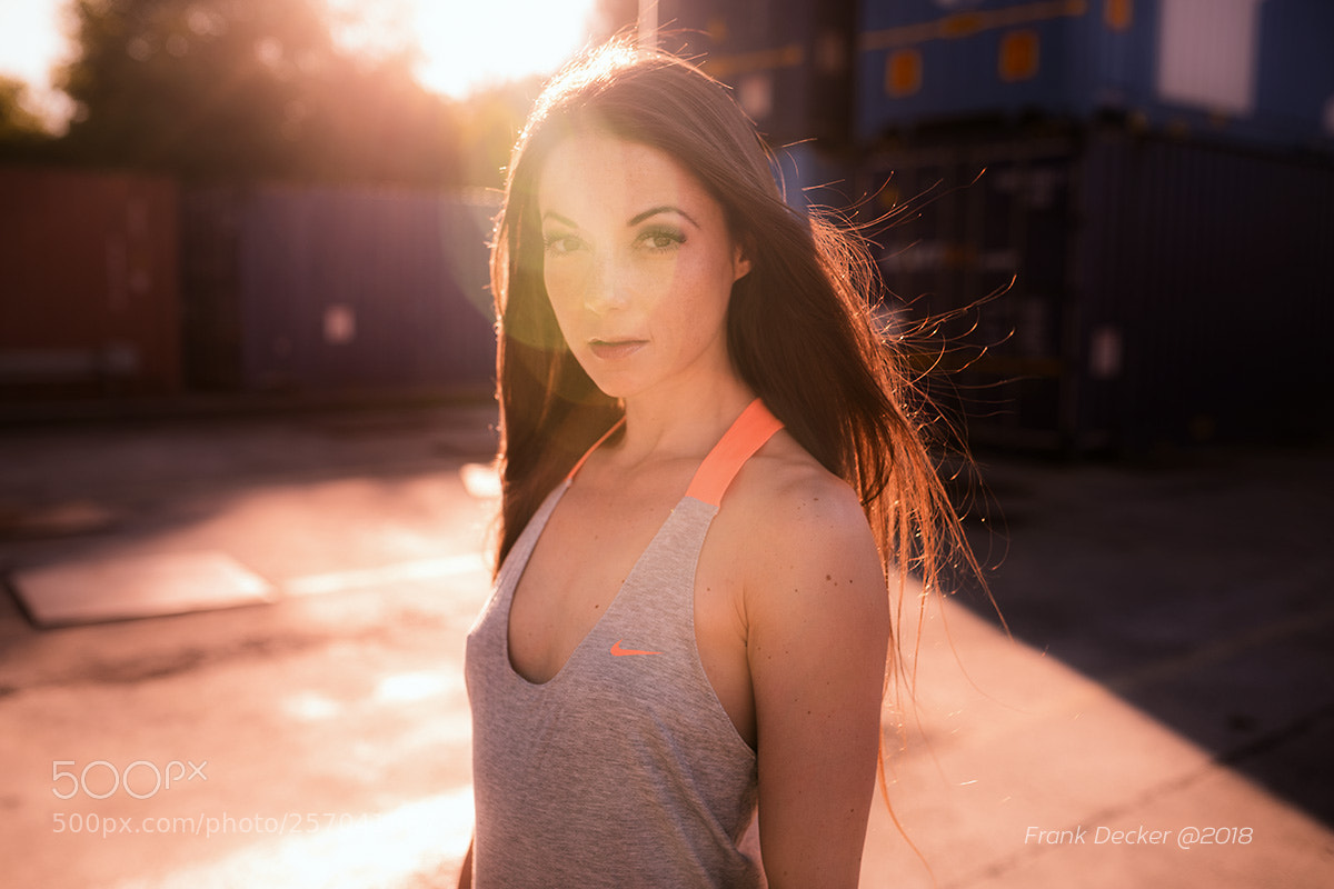 Nikon D750 sample photo. Sunset portrait photography