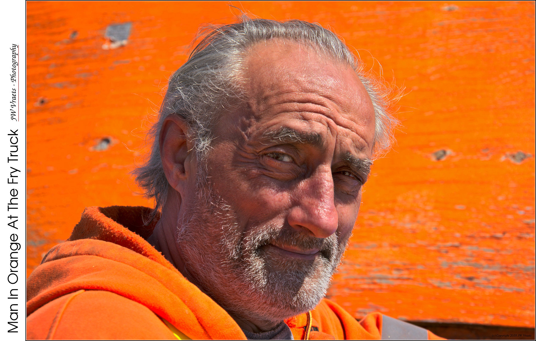 Nikon D7100 sample photo. Man in orange at the fry truck photography