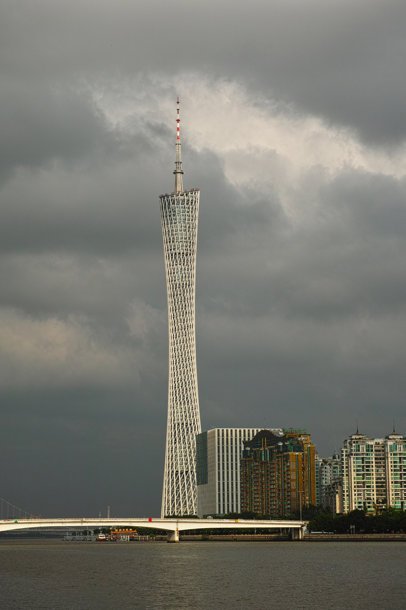 Sigma DP3 Merrill + Sigma 50mm F2.8 EX DG Macro sample photo. Cloudy gz tower photography