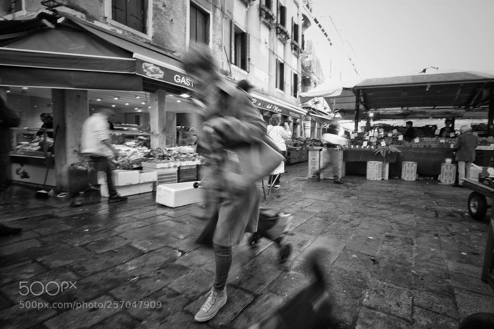 Fujifilm X-E1 sample photo. Venice fish market photography
