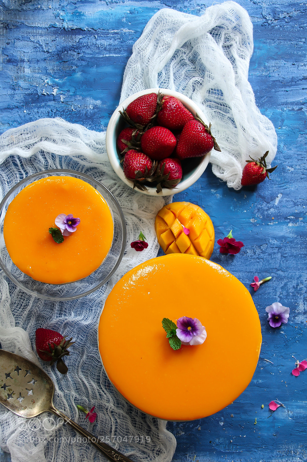 Canon EOS 60D sample photo. Homemade mango mousse cake photography