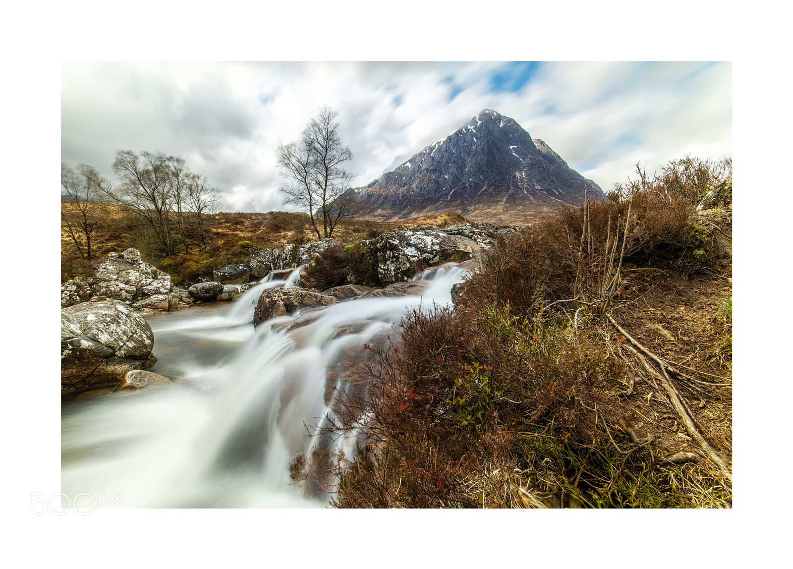 Canon EOS 7D sample photo. Waterfall in glen etive photography