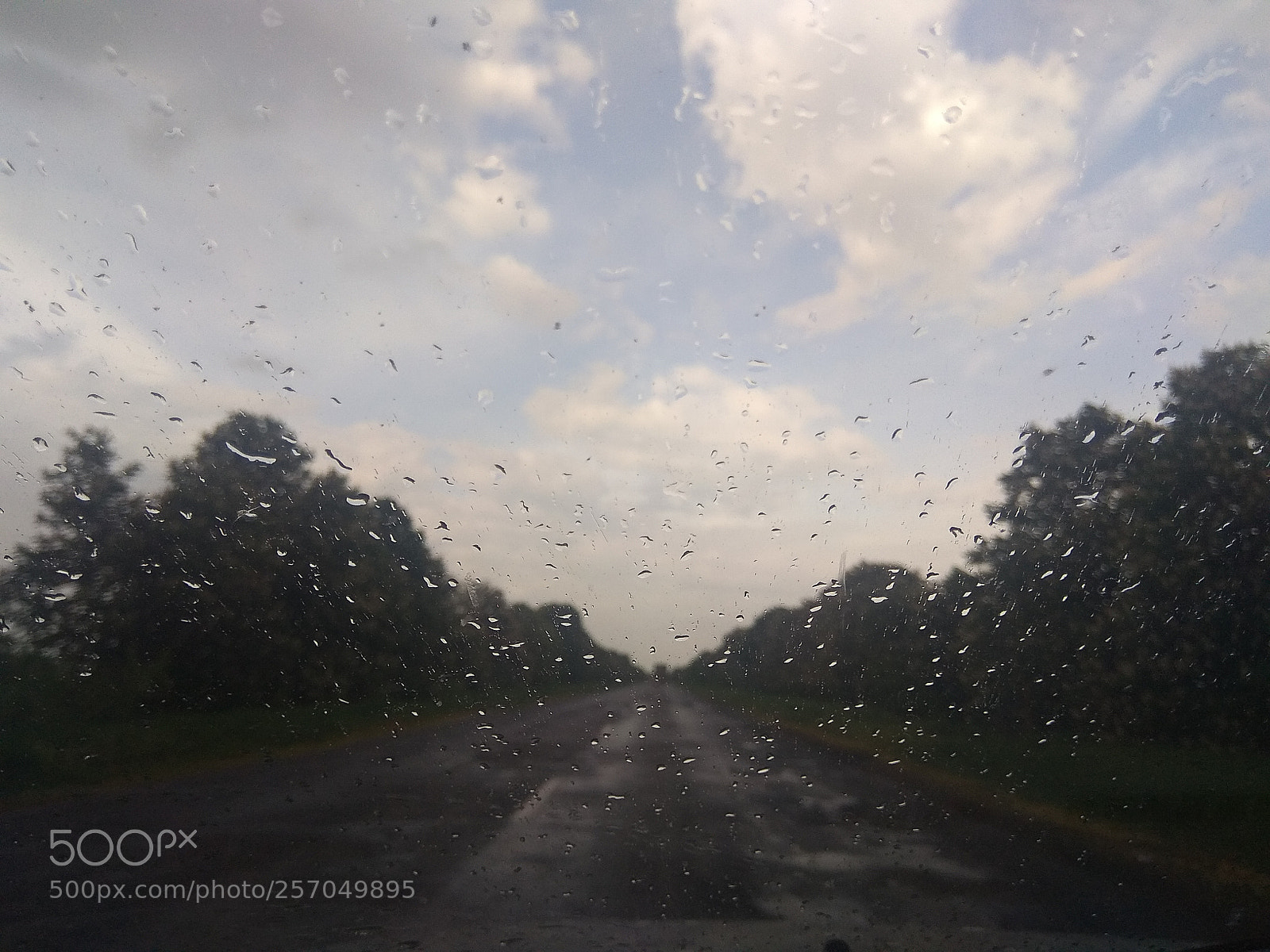Xiaomi Redmi Note 4 sample photo. Rainy road photography
