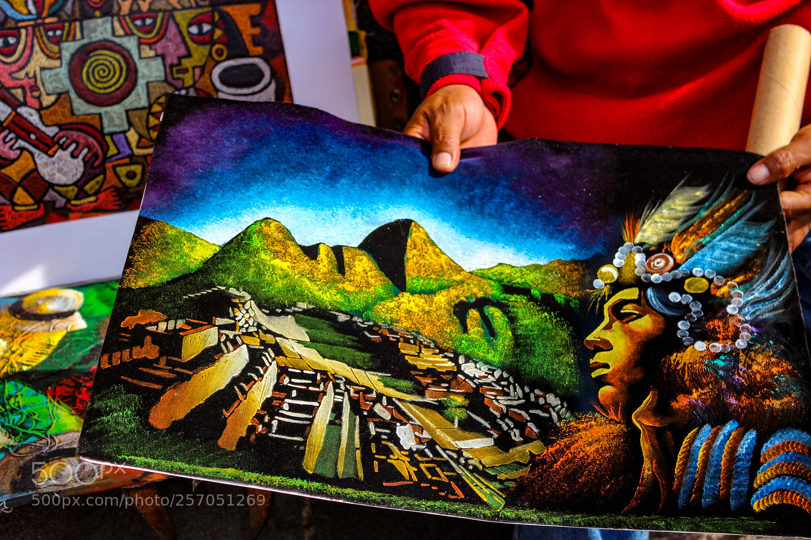 Canon EOS 1200D (EOS Rebel T5 / EOS Kiss X70 / EOS Hi) sample photo. Painting from cusco photography