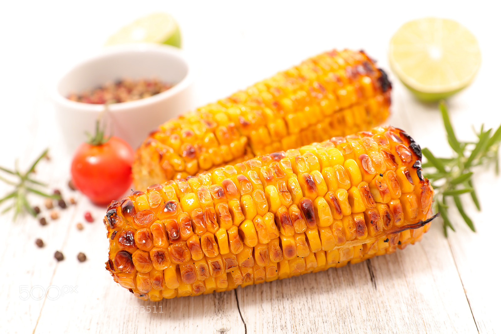 Canon EOS 5DS R sample photo. Grilled cob corn photography
