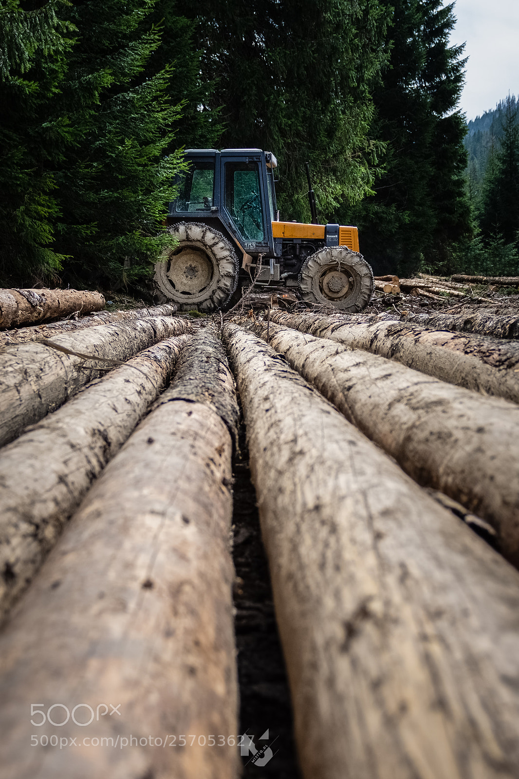 Nikon D7200 sample photo. Tractor photography