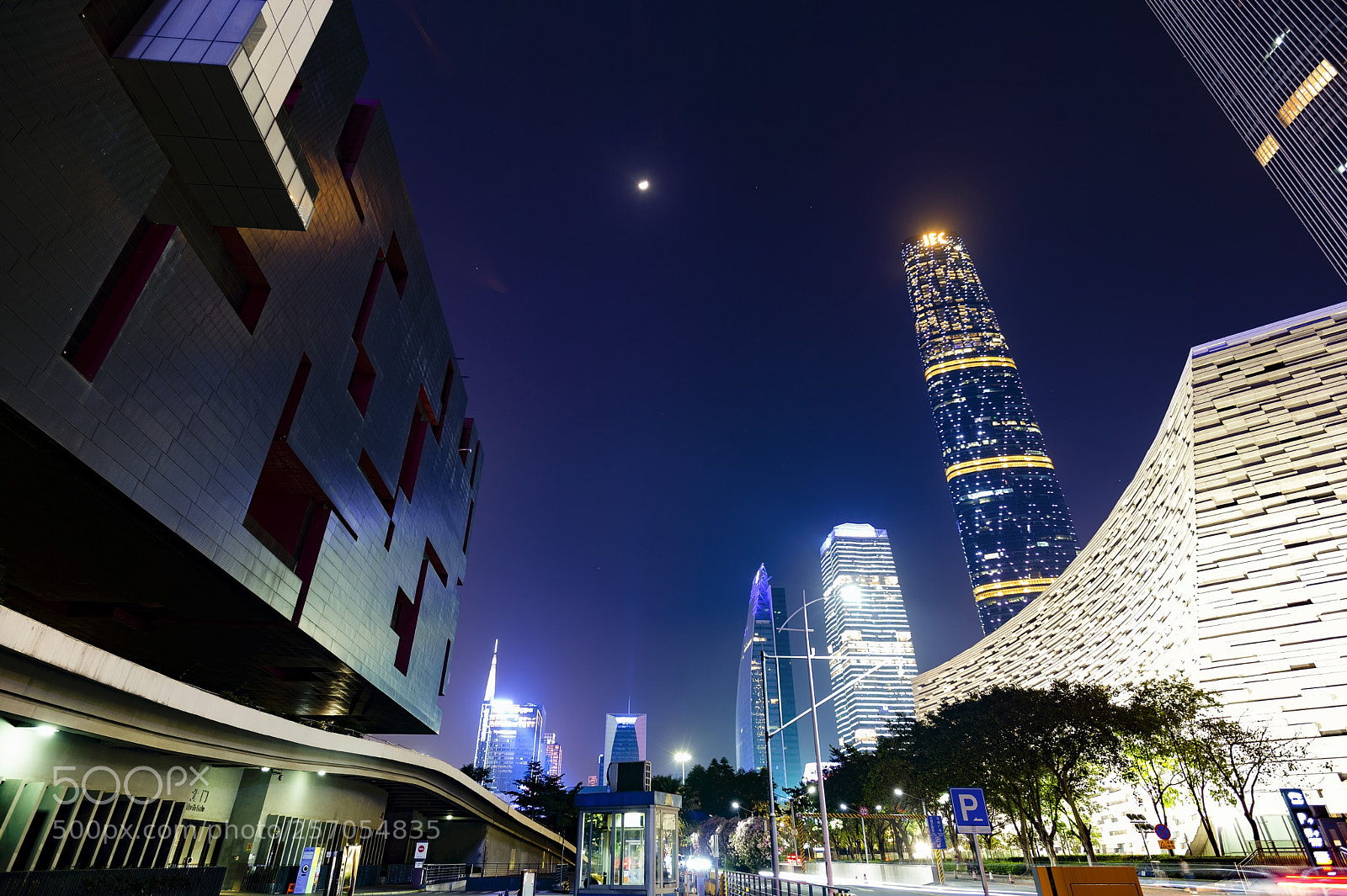 Nikon Df sample photo. Night city photography