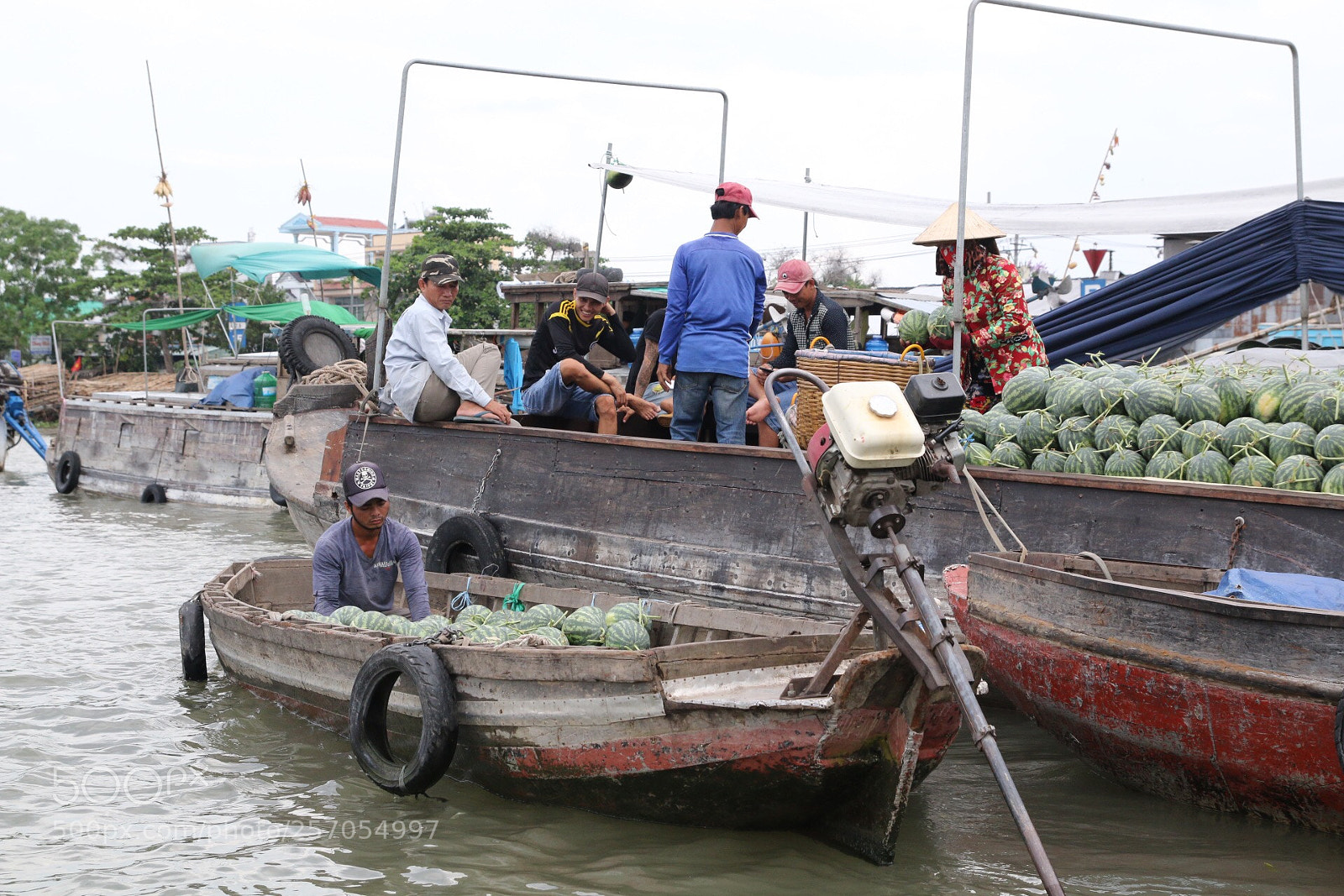 Canon EOS 70D sample photo. Cai rang floating market photography