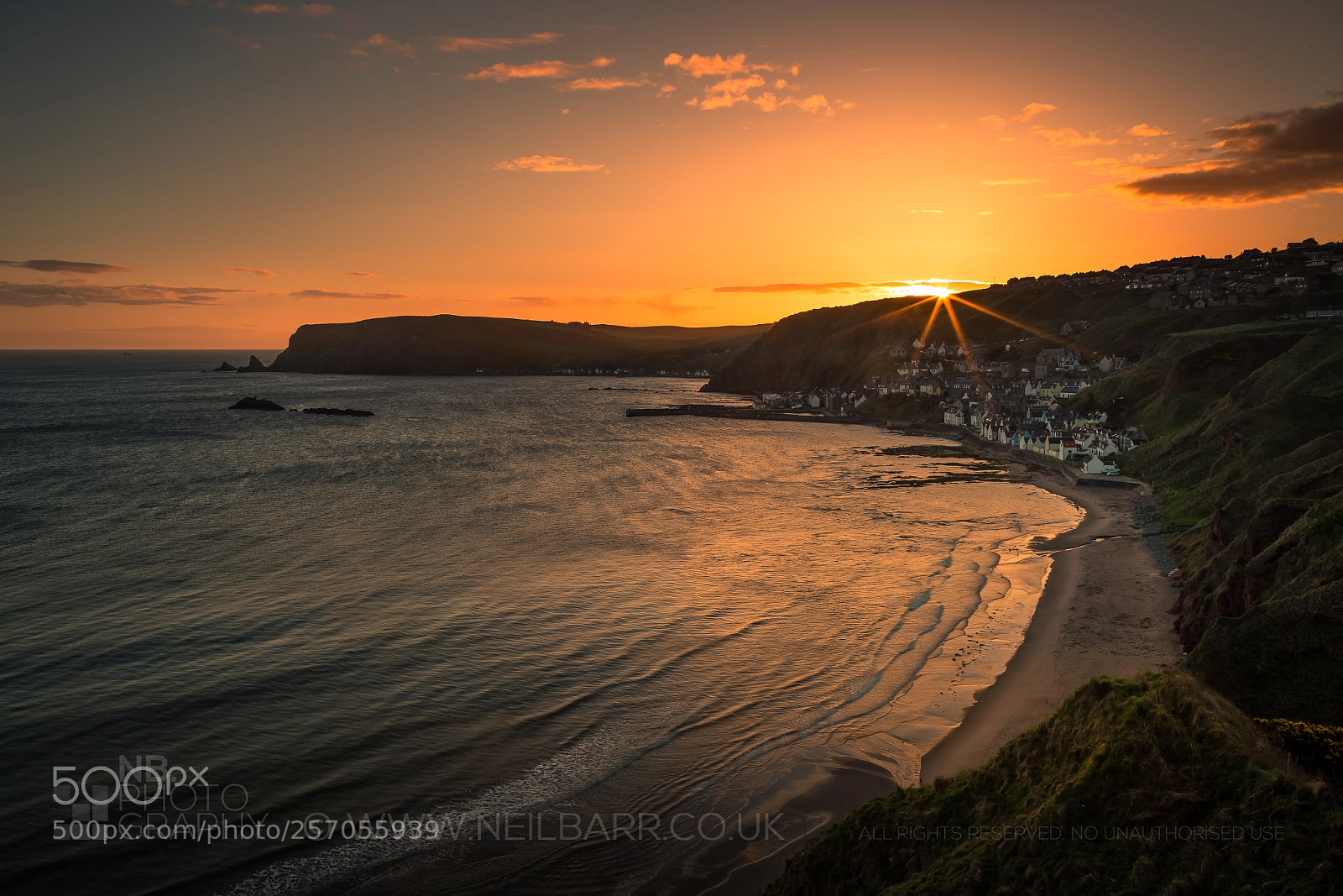 Canon EOS 6D sample photo. Gamrie bay at dawn photography